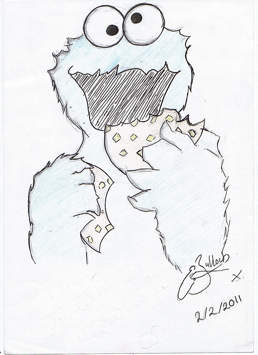 900x1239 Cookie Monster Drawing Cookie Monsternaminemidnight