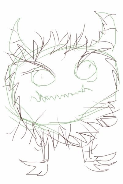 402x604 Monster Of The Day Halloween Drawings Day 12 Two Year Old Monster