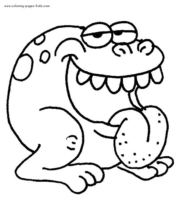 590x692 The Best Monster Coloring Pages Ideas On Doodle