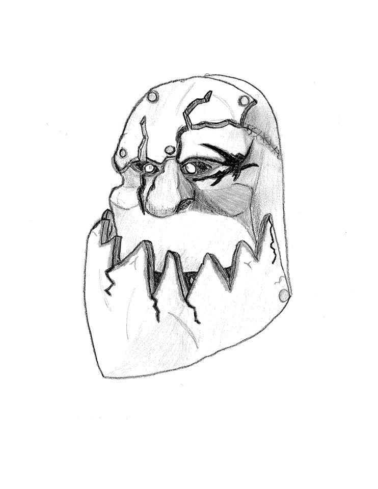 742x960 Monster Face Portrait By Colasik