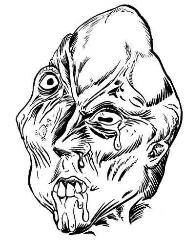 379x500 Denis St. John's Monsters And Girls New Monster Face