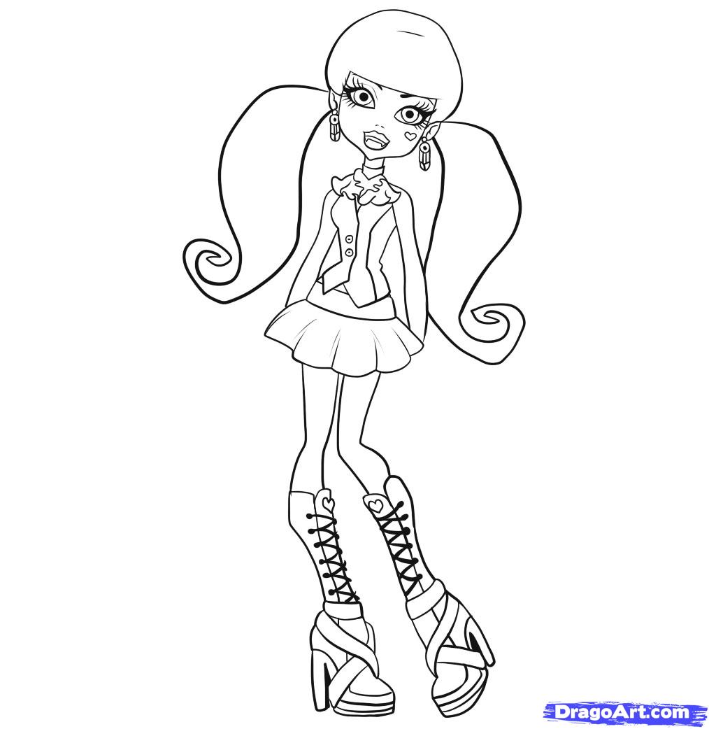 1014x1042 Monster High Coloring Pages For Children Monster High, Monsters
