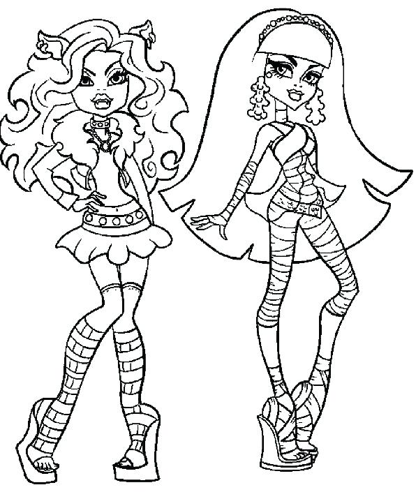 596x705 Monster High Coloring Game Monster High Coloring Games 1600