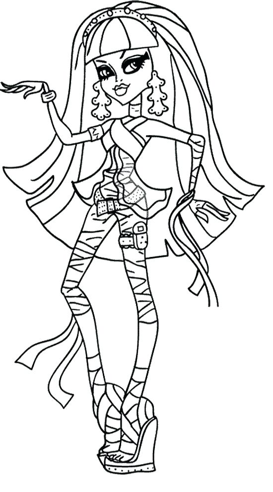 550x990 Cool Monster High Coloring Pages Draculaura Fee A Sweet 1600 Games