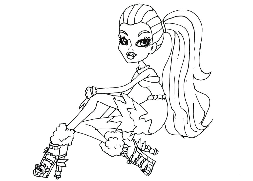 1024x732 Monster High Pictures To Color And Print Monster High Coloring