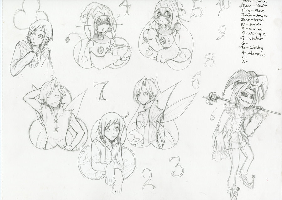 900x638 Monster House Card Sketches By Xeinzeru