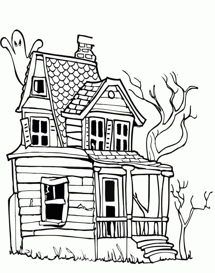 693x882 Monster House Coloring Pages Monster House Coloring Sheets