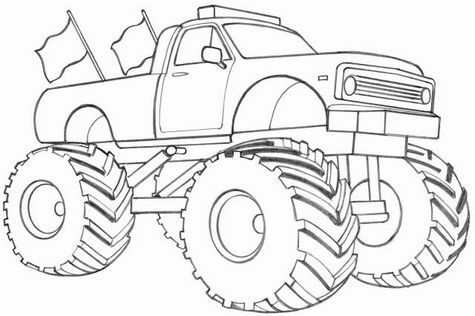 475x316 Learn How To Draw A Monster Truck Projects To Try