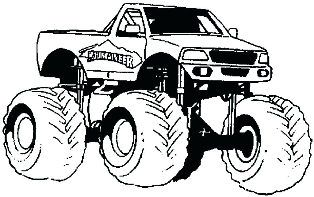 Monster Trucks Drawing at GetDrawings | Free download