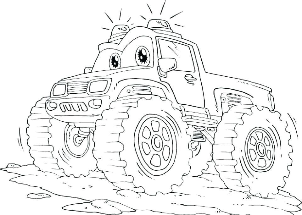 960x684 Monster Truck Free Coloring Pages Plus Monster Truck Coloring