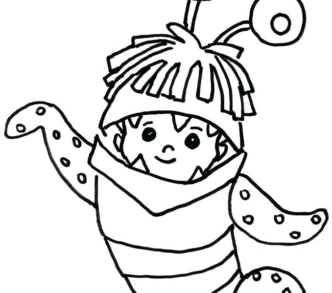 678x600 Monster Inc Coloring Pages Monsters Drawing Best