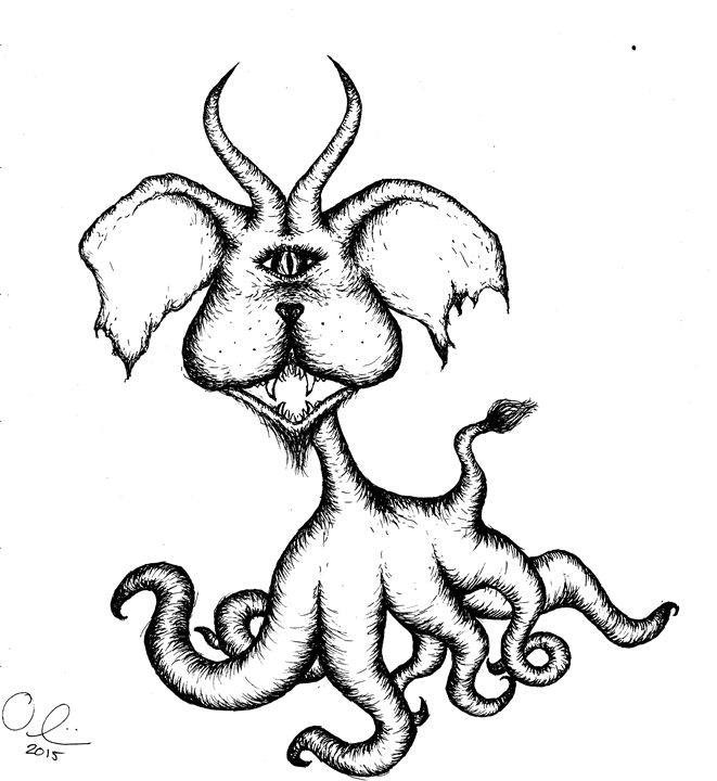 661x720 Dogtopus Monster