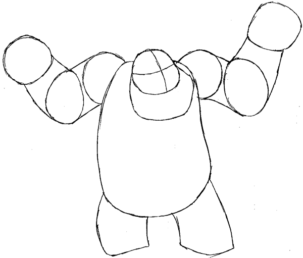 600x511 How To Draw Sulley From Monsters Inc. With Easy Step By Step