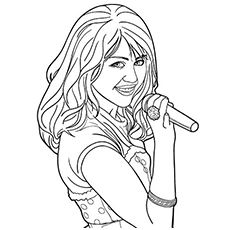 230x230 Top 10 Free Printable Hannah Montana Coloring Pages Online