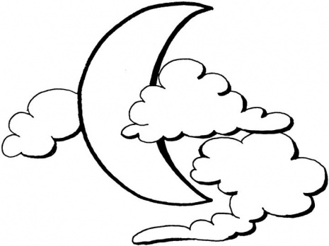 465x348 Sun And Moon Coloring Pages