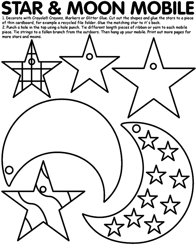 643x815 Star And Moon Mobile Crayola.co.uk
