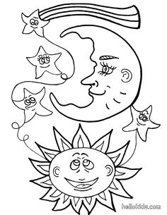 Moon And Stars Drawing at GetDrawings | Free download