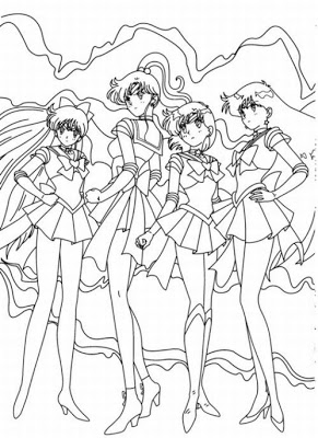 291x400 Sailor Moon Free Coloring Pages Cartoon Characters For Kids