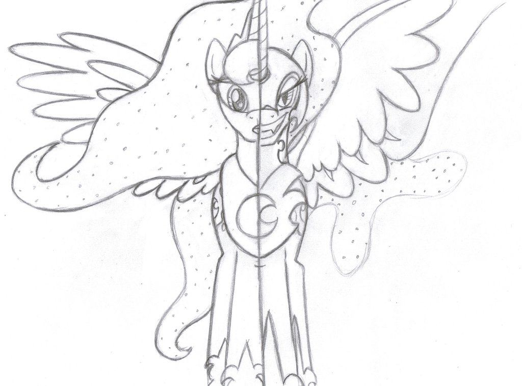 1024x757 Lunanightmare Moon By Rmsaun98722