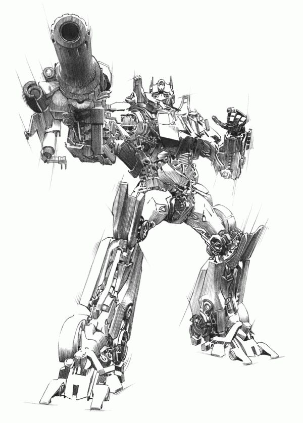600x838 Optimus Prime Drawing Art That Inspires Transformers