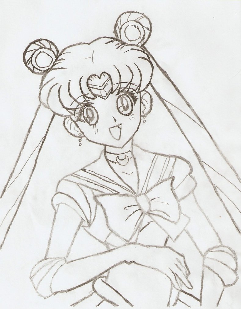 789x1012 Sailor Moon Pencil Art By Yukahime