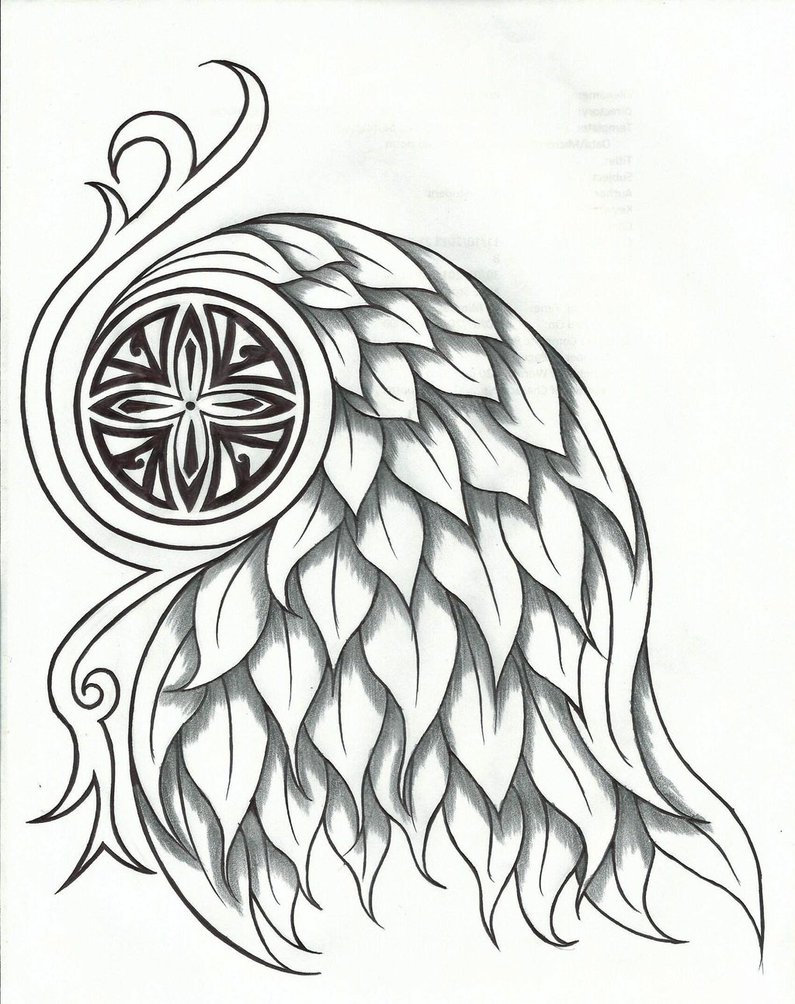 795x1004 Moon Goddess Tribal Tattoo Design 2 By Chrismetalfreak