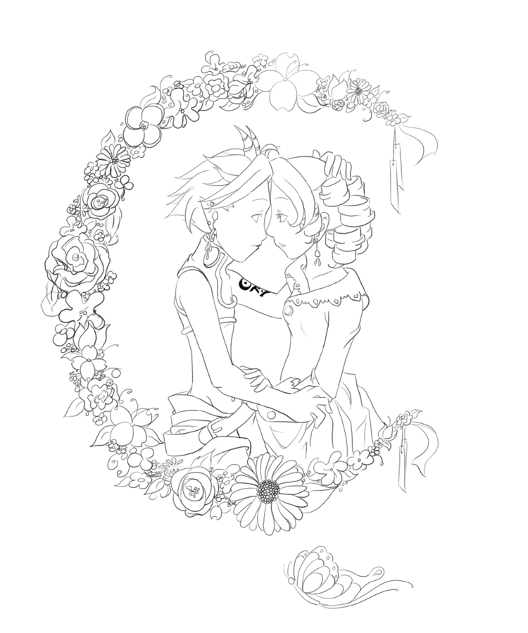 750x899 Moon Flower +coloring Page  By Shironotenshi