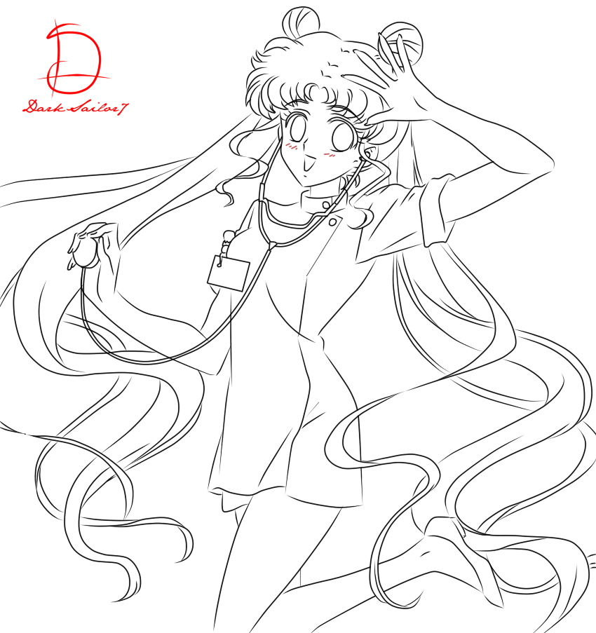 850x903 Sailor Moon Crystal Lineart By Darksailor7