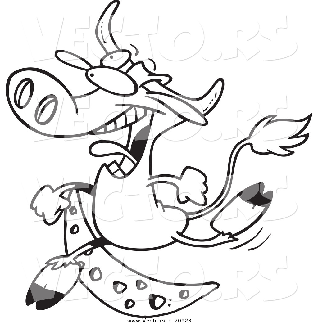 1024x1044 Vector Of A Cartoon Cow Jumping Over The Moon