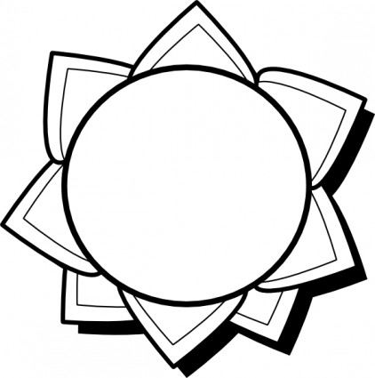 422x425 Earth Sun And Moon Clipart