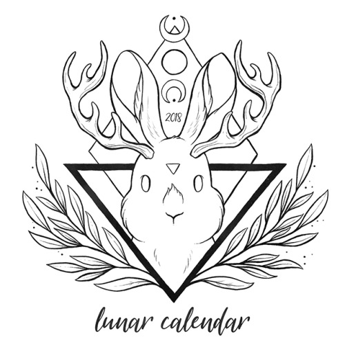 500x500 Lunar Calendar 2018 Tumblr