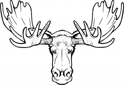 400x276 Moose Head Graphic