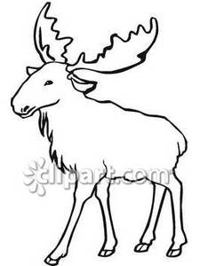 225x300 Moose Outline