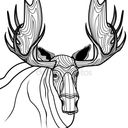 450x450 Bull Moose Stock Vectors, Royalty Free Bull Moose Illustrations