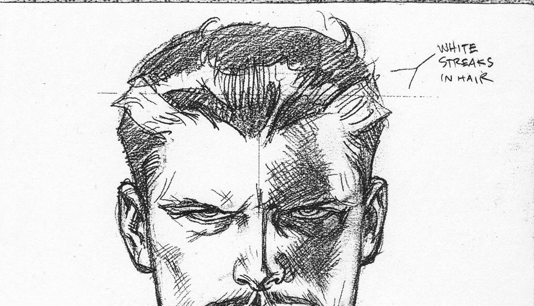 1100x630 Kevin Nowlan Dr. Strange Pencil Sketch