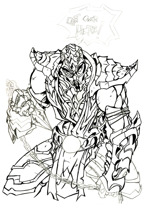 600x851 Mortal Kombat Scorpion By Gravedfish