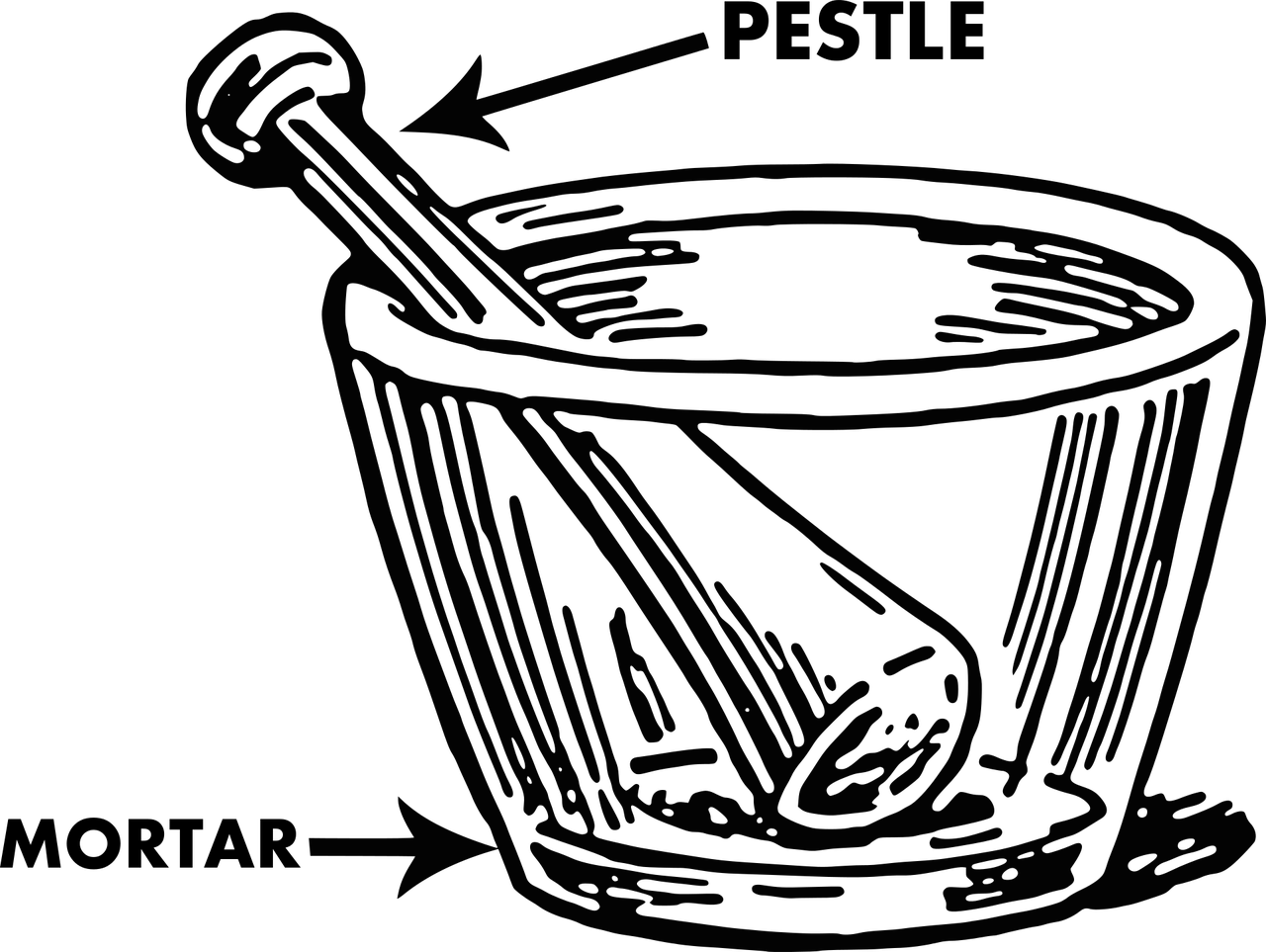 1280x963 Drawing Mortar Pestle Tool Transparent Image Drawing