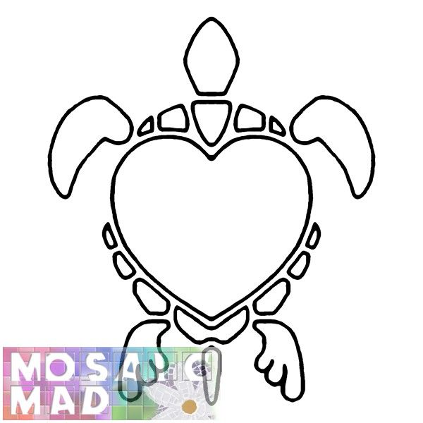 600x600 Animal Mosaic Patterns Animals Turtle Pattern Diy Amp Crafts