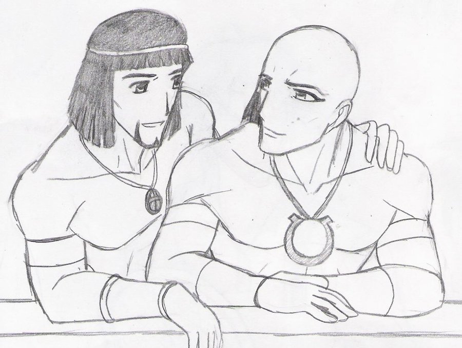 900x679 Animehphantom Request Moses X Rameses By Zero Kiba