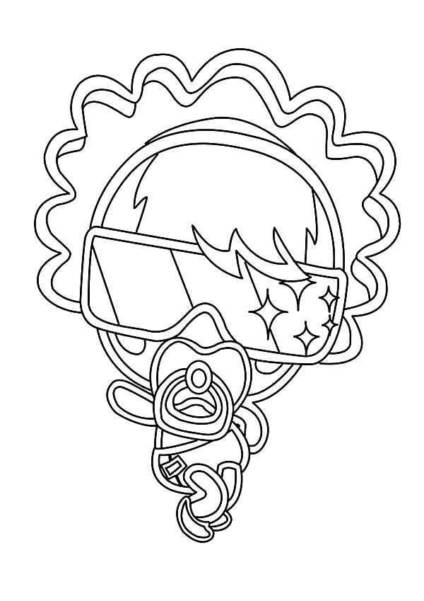 600x849 Moshi Monsters Coloring Pages Lady Goo Goo Monster Coloring Pages