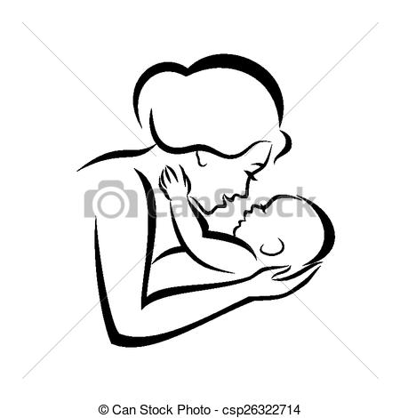450x470 Mother And Baby Clipart Baby Icon