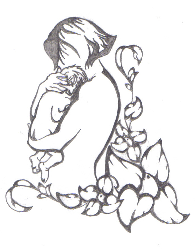 685x873 Mother And Child By Dertydeedz