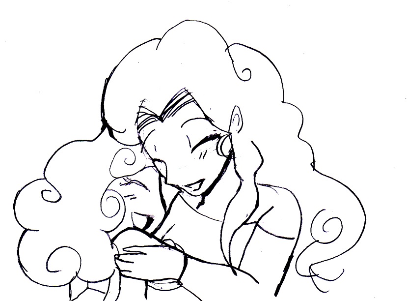 829x612 Gift Mother And Daughter By Wolffangcomics