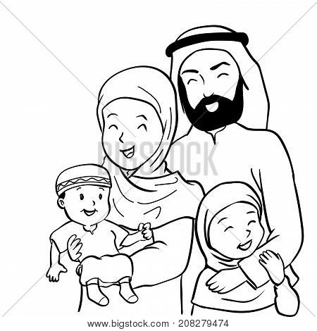 450x470 Father Mother Son Daughter Images, Illustrations, Vectors