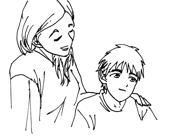 600x485 Mother And Son By Kris Et Dan