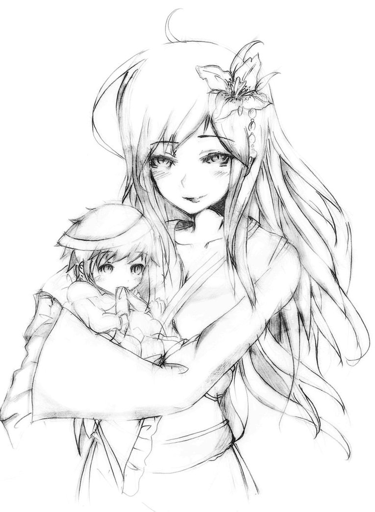 765x1044 Mother And Son By Raxizrayn