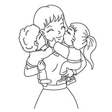230x230 Top 20 Free Printable Mother's Day Coloring Pages Online