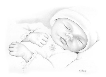 421x306 How To Draw A Mother Holding A Baby