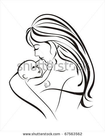 Mother Daughter Drawing at GetDrawings | Free download