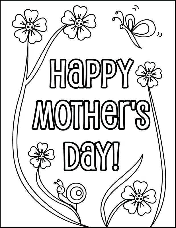 618x800 Mother Day Color Pages Printable Mothers Day Drawing Mother Day